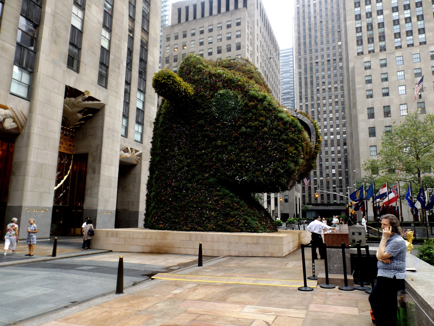 Jeff Koons au Rockfeller Center