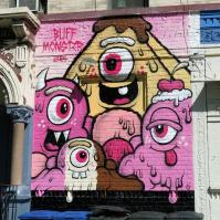 Buff monster street art nyc