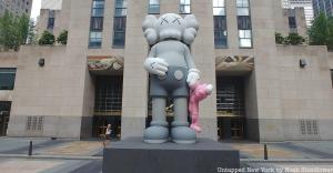 Kaws rockefeller center untapped new york nyc