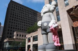 Kaws x rockefeller center 1