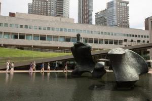 Paul milstein pool and terrace at lincoln center