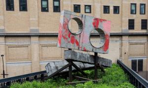 Phyllida barlow prop high line sculpture northern spur preserve nyc